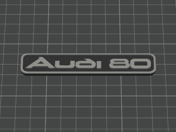 Audi 80 B3 Schriftzug Armaturenbrett OEM 893853681