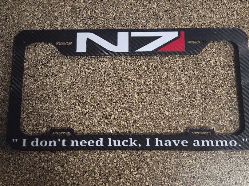 N7 License Plate Cover
