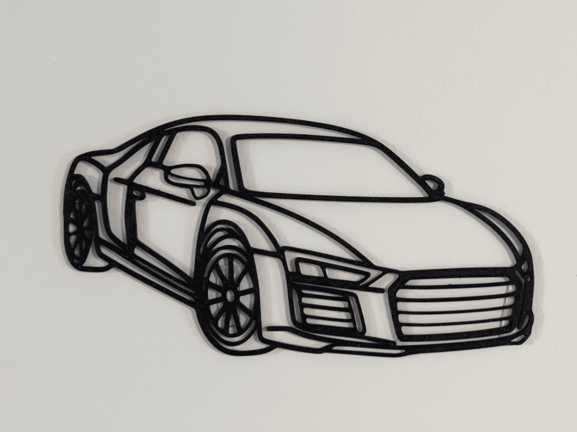 2D Wall Art Of Audi R8 ( MEDIUM ) 
