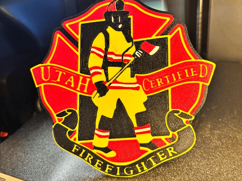 UTAH Firefighter Patch Hitch Cover