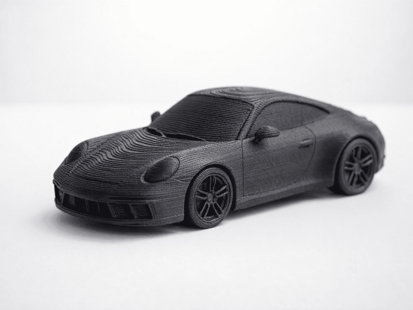 Porsche 911 Inspired Miniature – 100mm 3D Model