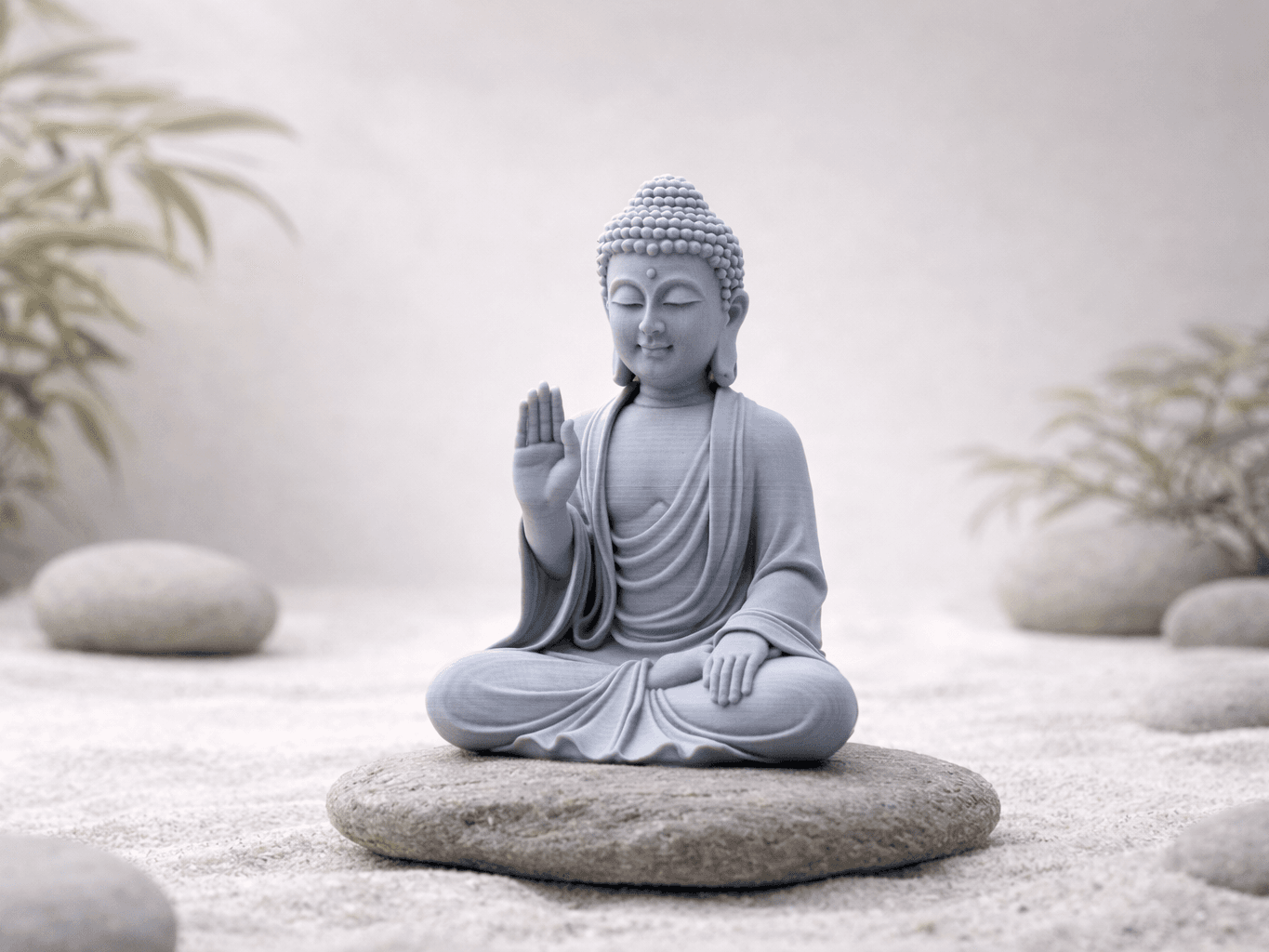 Seated Buddha Statue – Meditation Sculpture