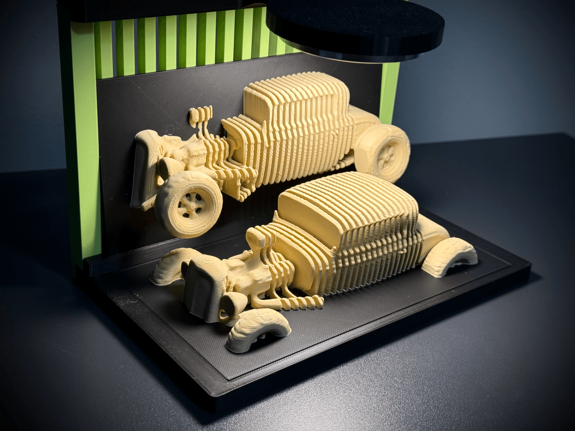 Custom Ford Hotrod - Layered Car display model! 