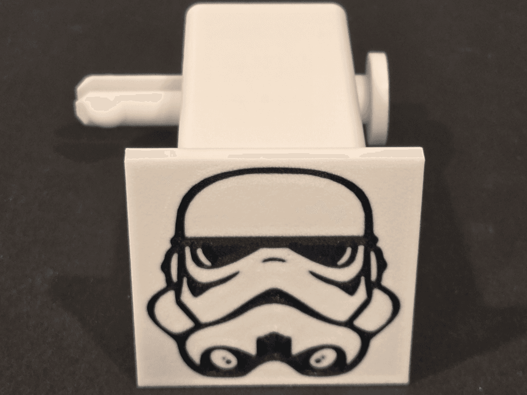 Storm Trooper 2" trailer hitch cover
