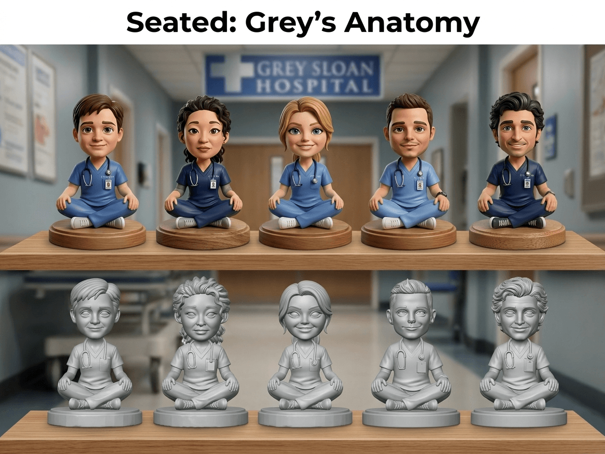SENTADITOS ANATOMIA DE GREY