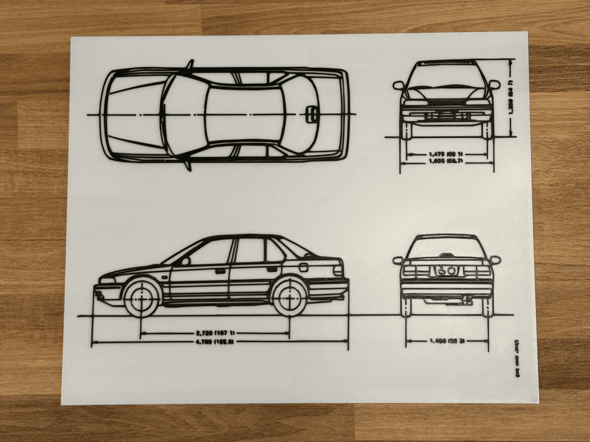 92-93 Accord Sedan Blueprints
