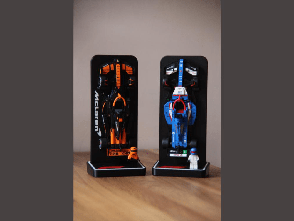 F1 stand for LEGOs speed champion F1 cars 