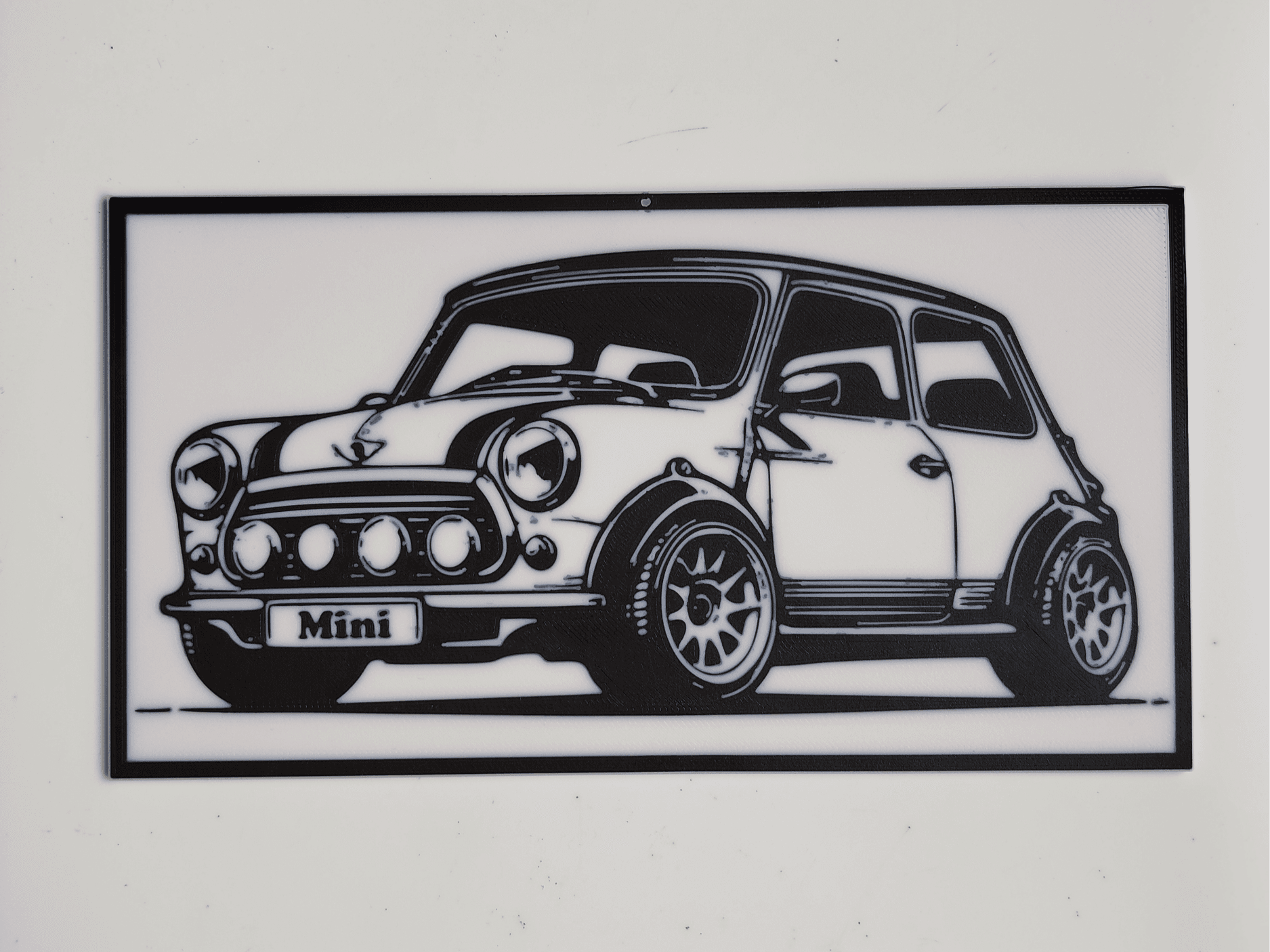 Mini Cooper Wandbild