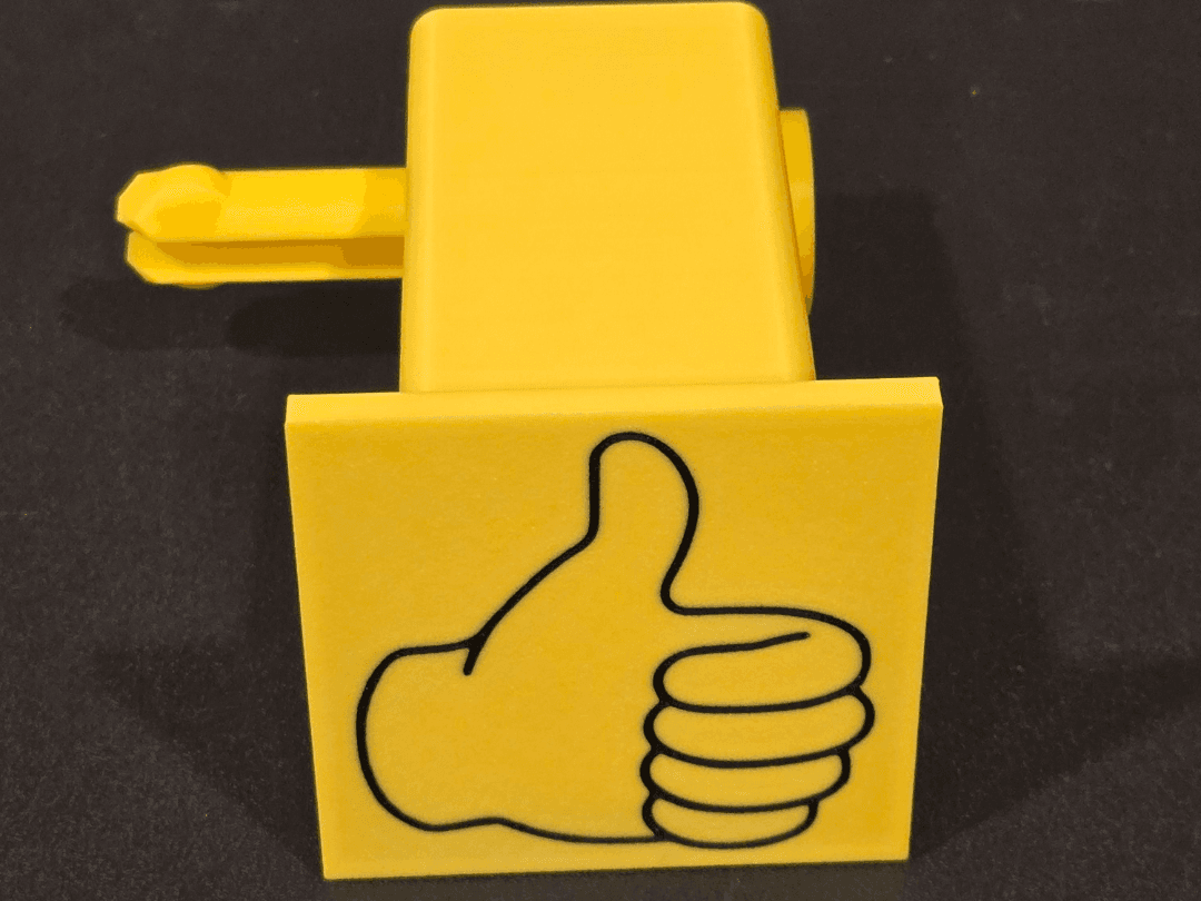 Thumbs Up 2" trailer hitch cover