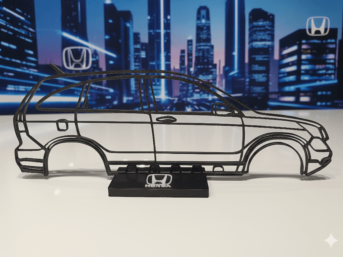 3rd Gen Honda CR-V Silhouette with Stand