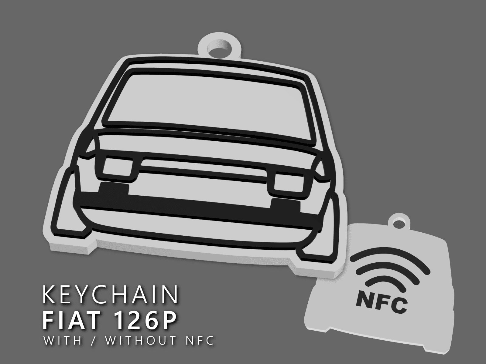 Keychain Fiat 126p