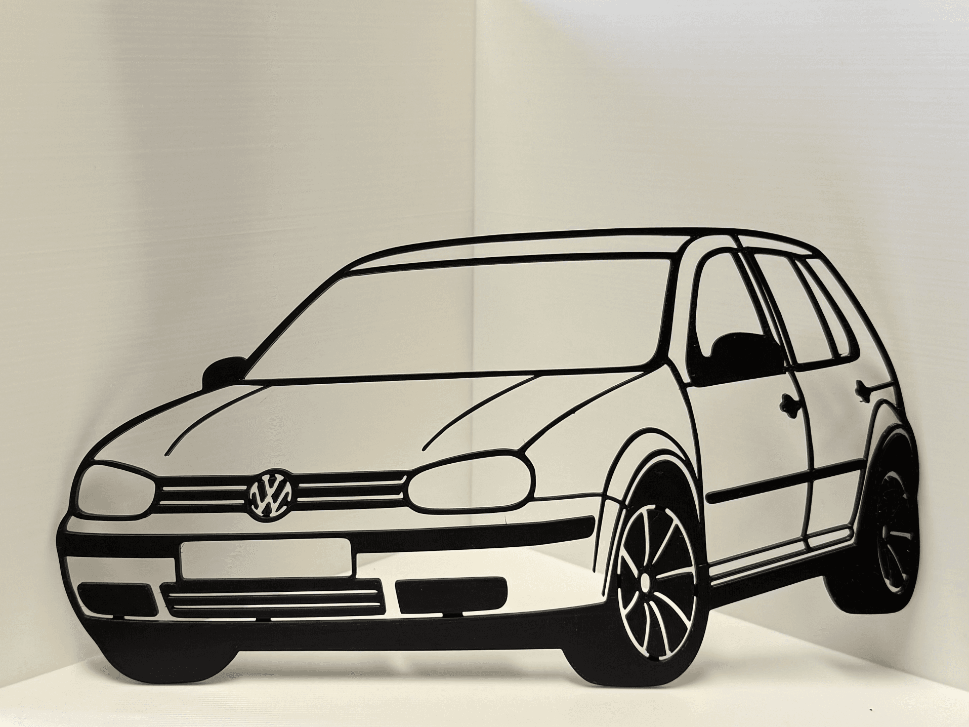 VW Golf 4 Silhouette