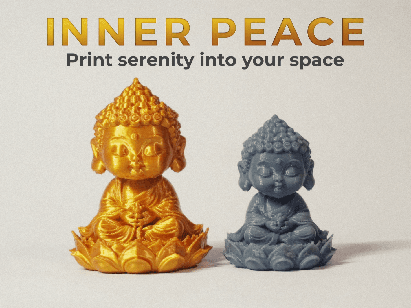 Baby Buddha on Lotus – Peaceful Idol