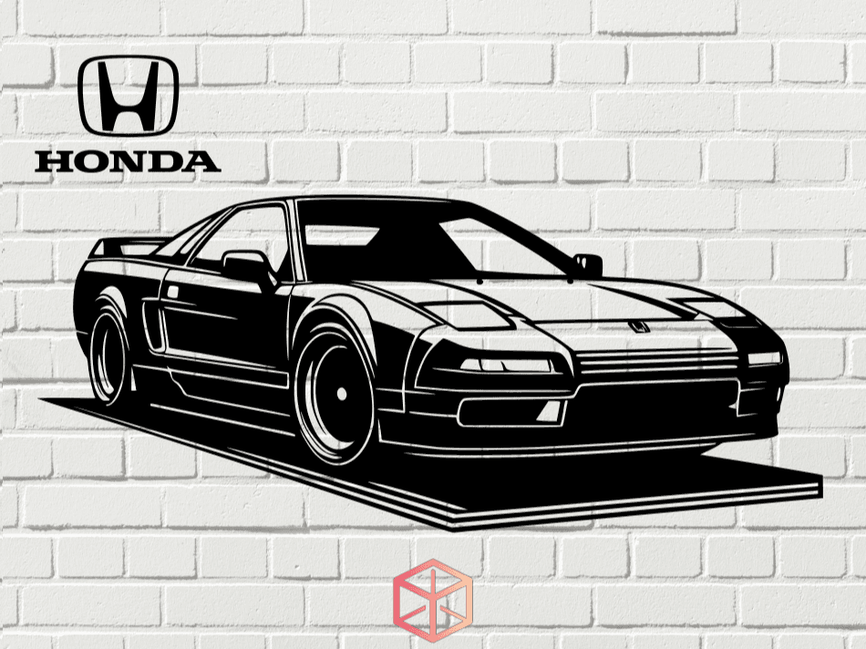 HONDA NSX VINTAGE - 2D WALL ART #4