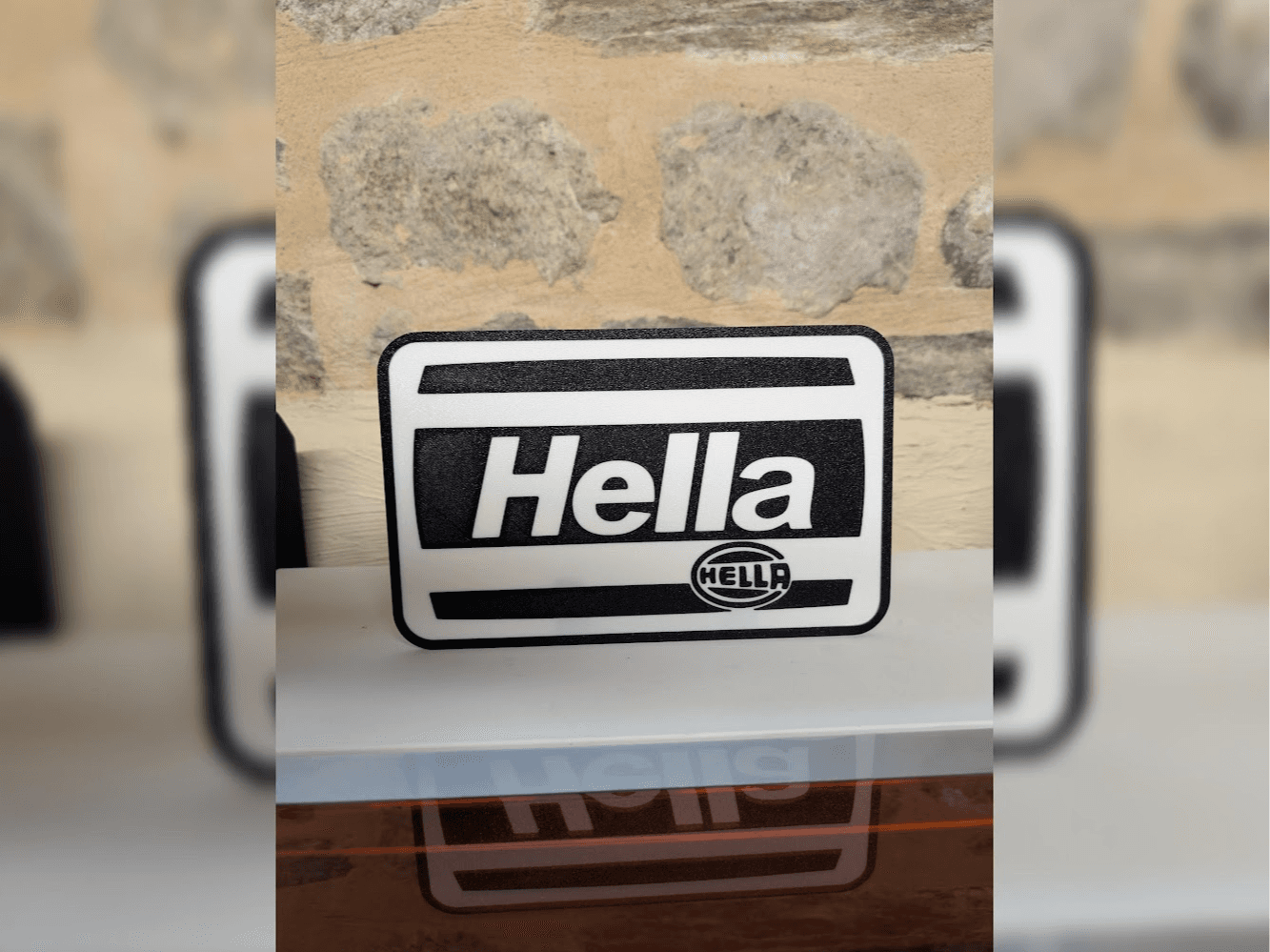 Lightbox HELLA – Version Cache Optique Rectangle
