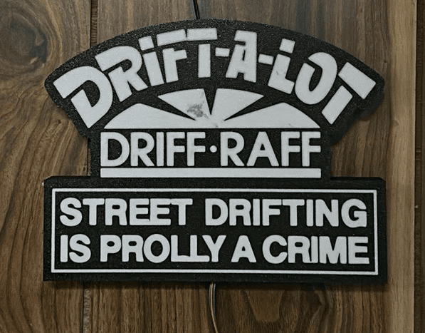 driff raff street drifting lightbox