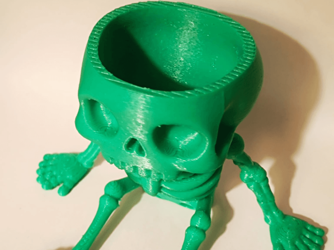 skeleton seated candy bowl