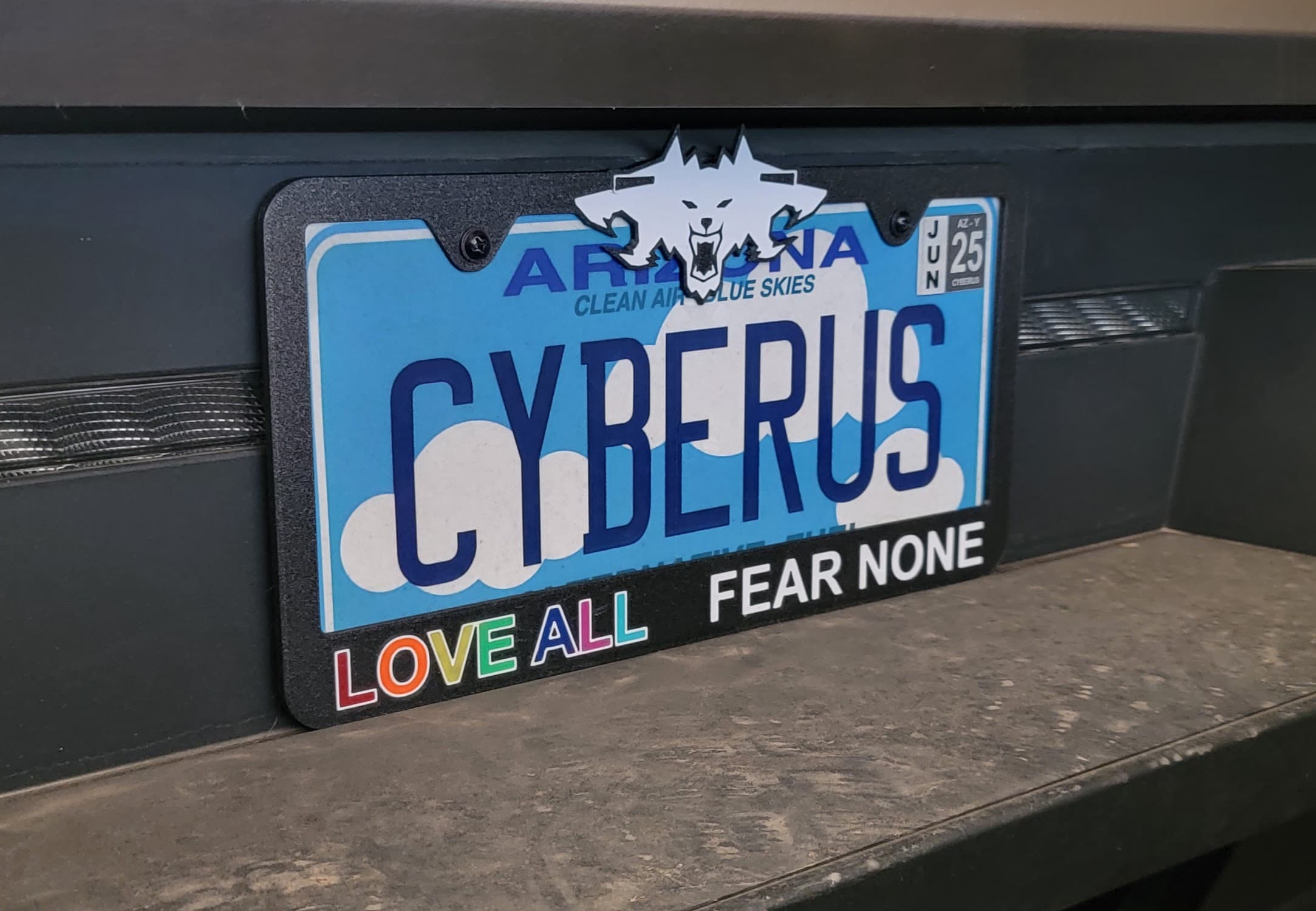 Cyberbeast Pride Month (DEI) Plate Frame
