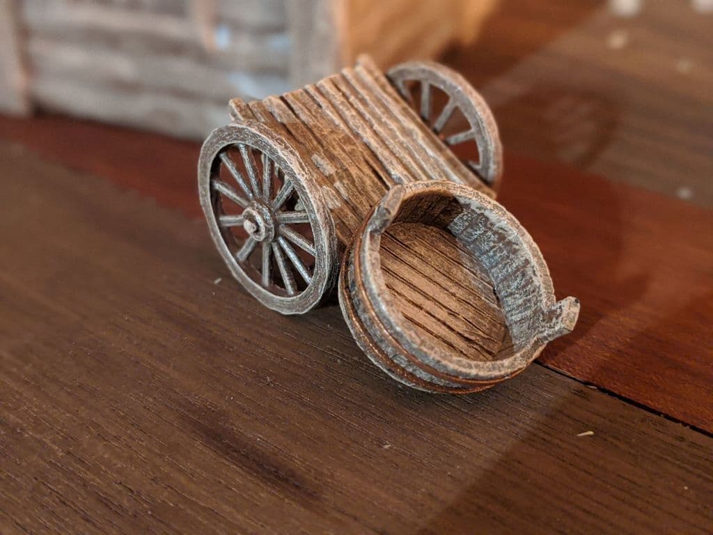 Two Wheel Flat Top Cart - D&D Scatter