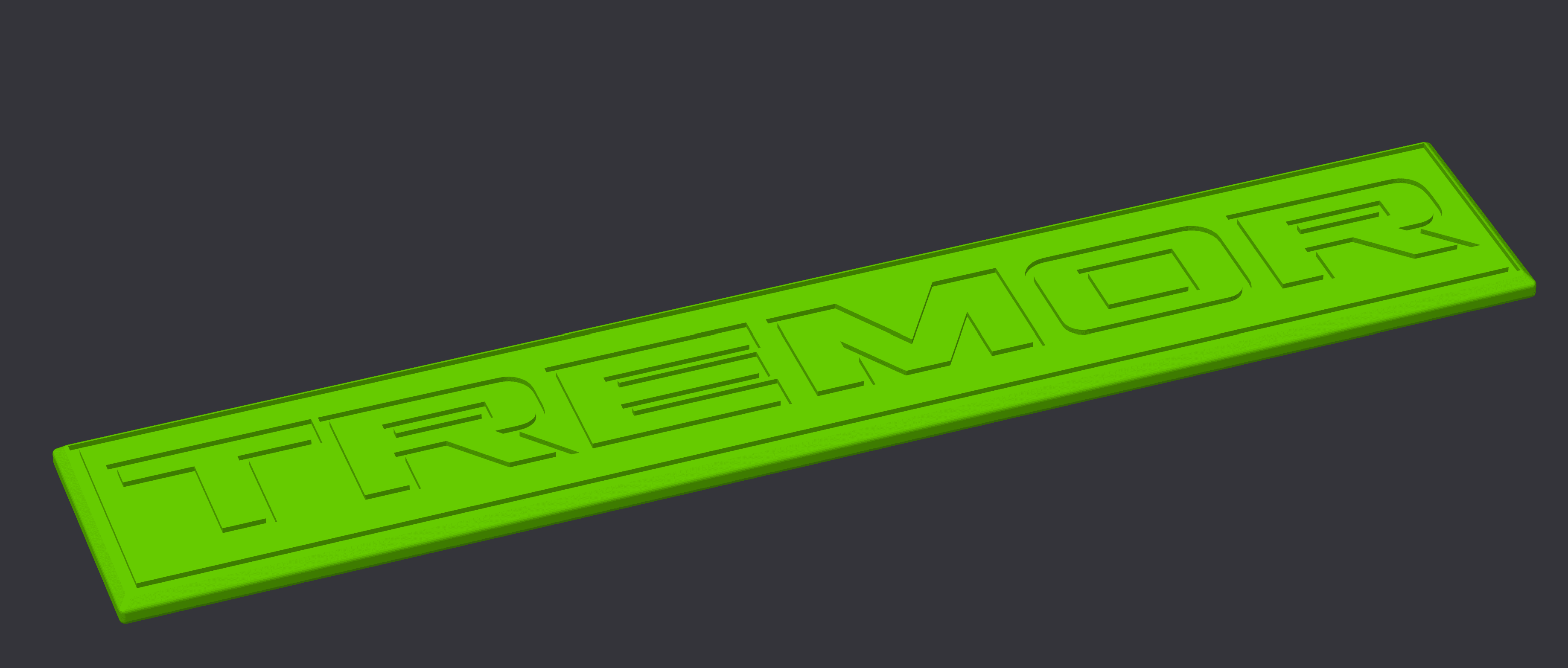 Tremor Badge Wall Art