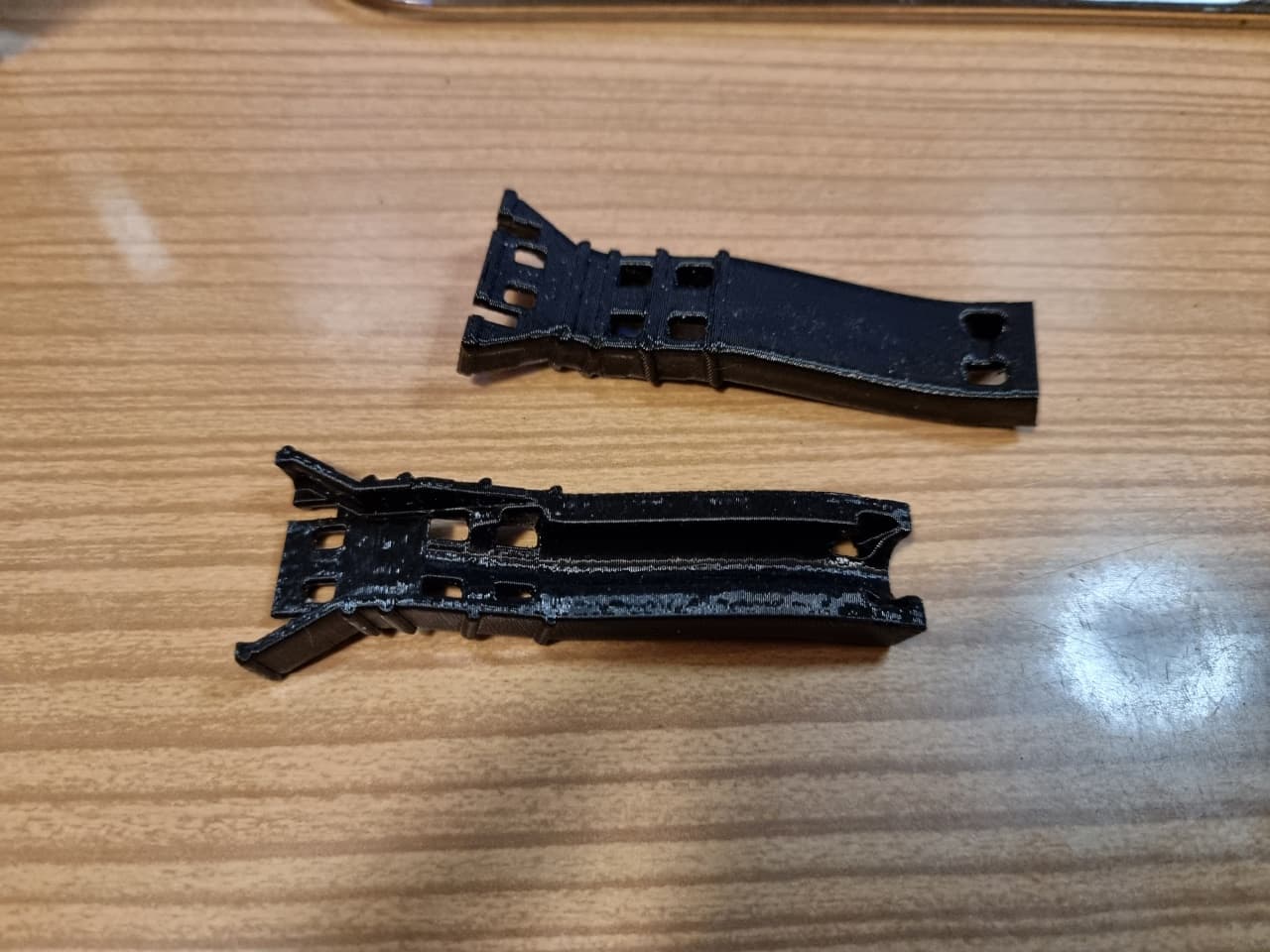SV06+ heat bed cable support for 5015 Double Fan Duct (by Onkel_Jupp)