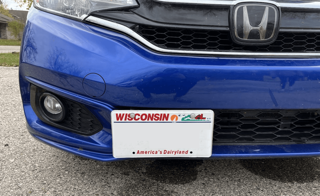 2018-2020 Honda Fit Front License Plate Bracket