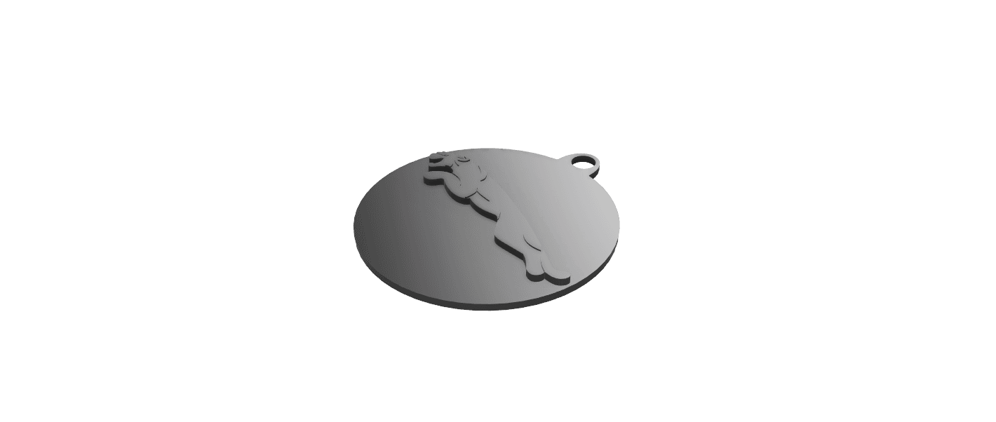 Jaguar Logo & Writing keychain