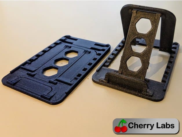 Phone/Tablet Stand - Flat fold - Print in place!