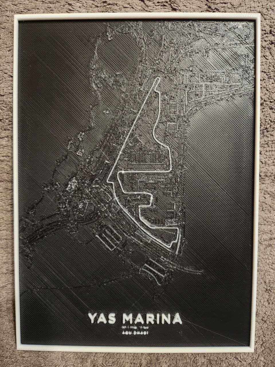 Yas Marina Circuit F1 - HueForge