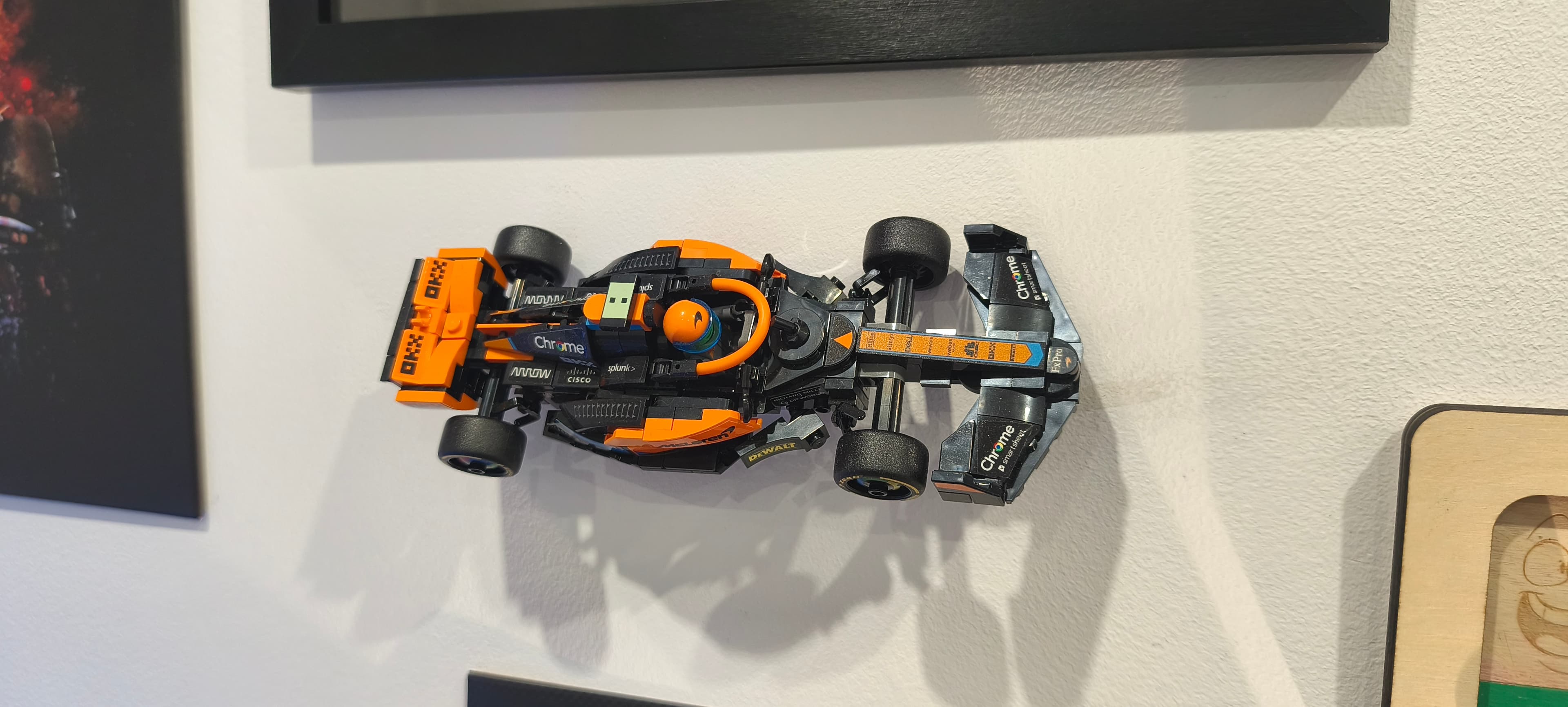Wall Hanger or Stand for Lego McLaren Formula 1 Race Car (76919)