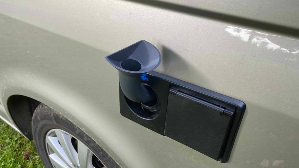 VW California fill tube