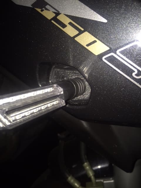 Suzuki SV650 led indicator spacer/retainer