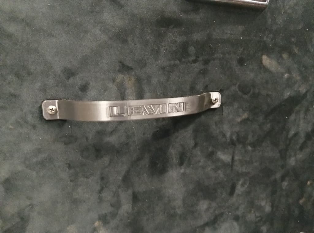 Toyota AE86 inner door pull handle with Levin logo