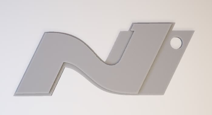 Hyundai N Keychain