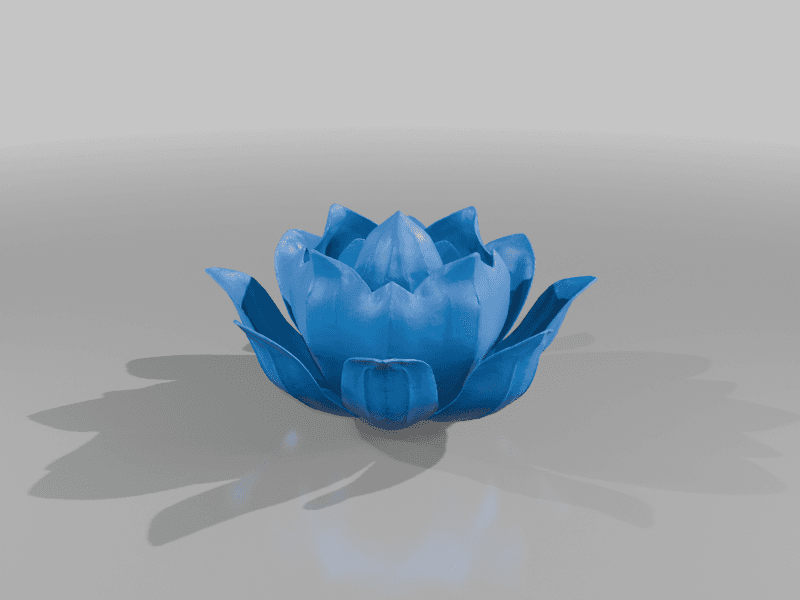 Lotus Flower Lamp Design STL