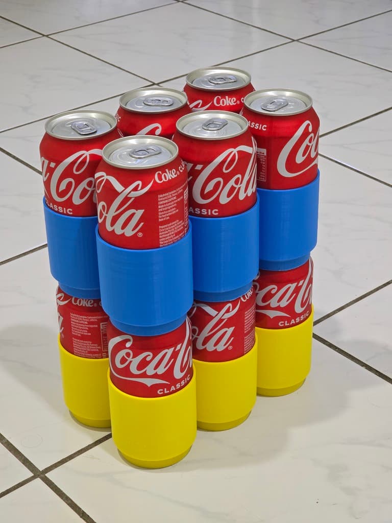 Customisable Parametric Soda Can Stacker