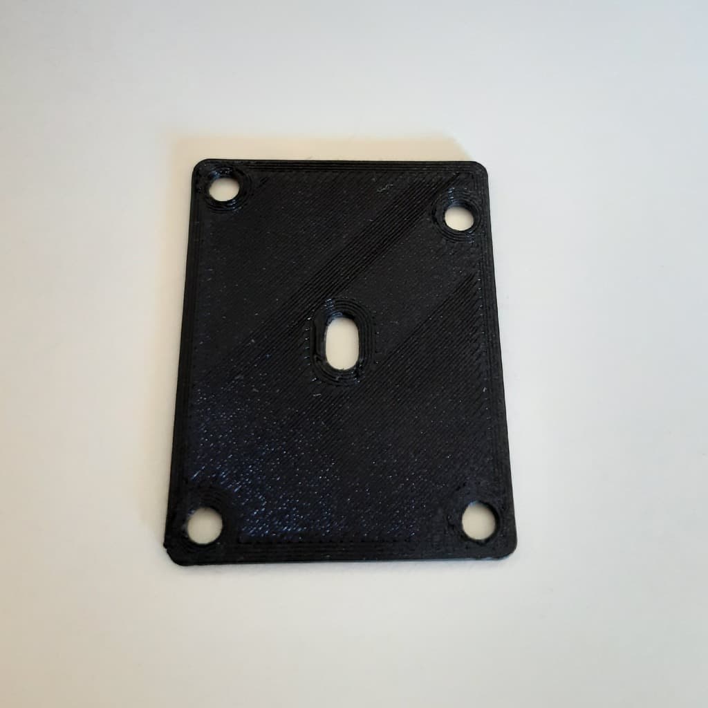 BMW E39 speaker enclosure plate