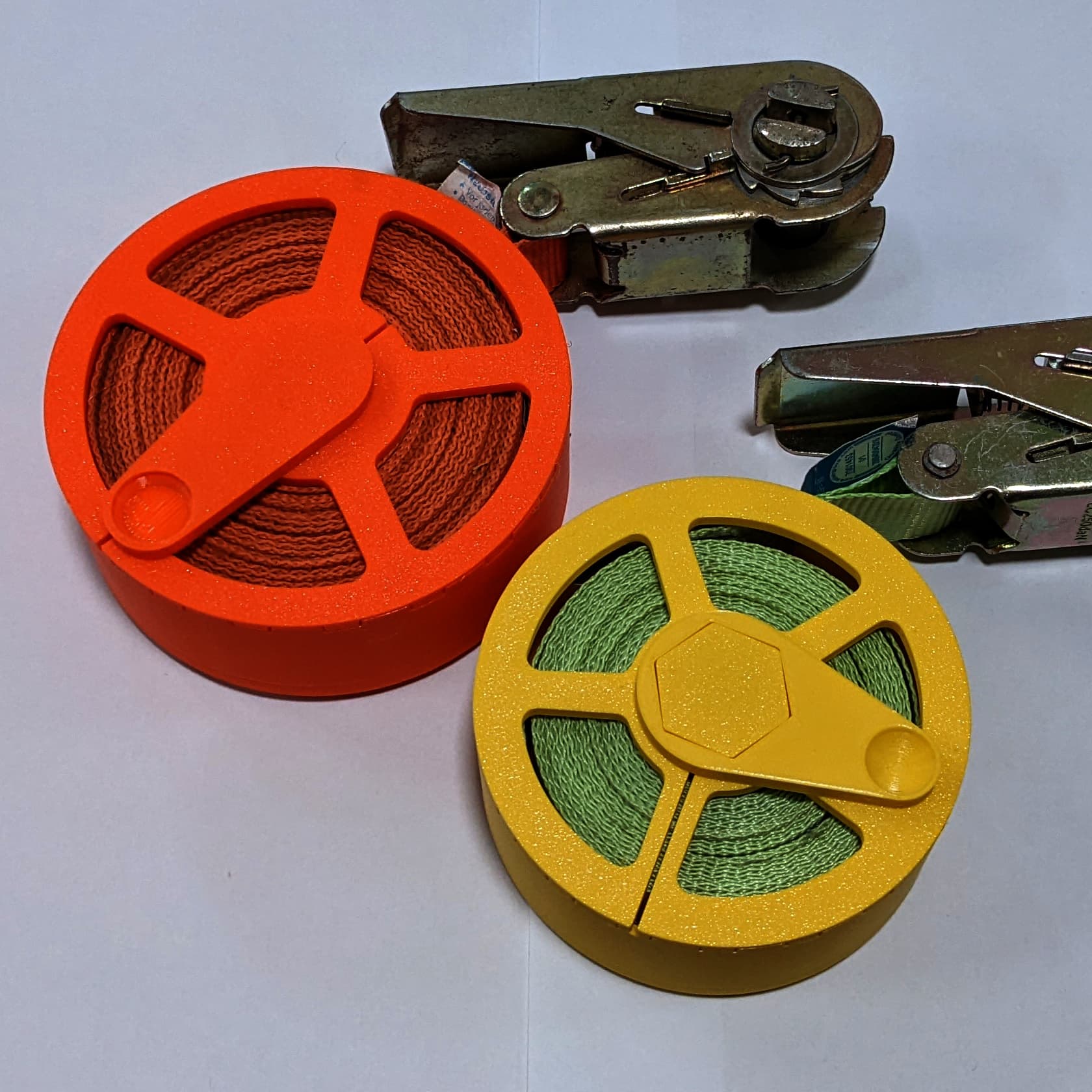 Flat Crank handle for Ratchet strap reel (clicky assembly)