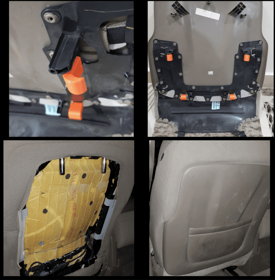 Chevrolet tahoe 2015 seat panel fix