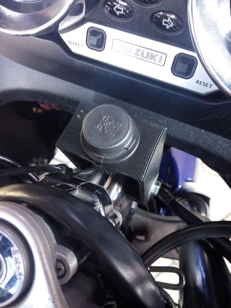 12V Motorbike mount (WVA9, GSF 1200 Bandit) V2