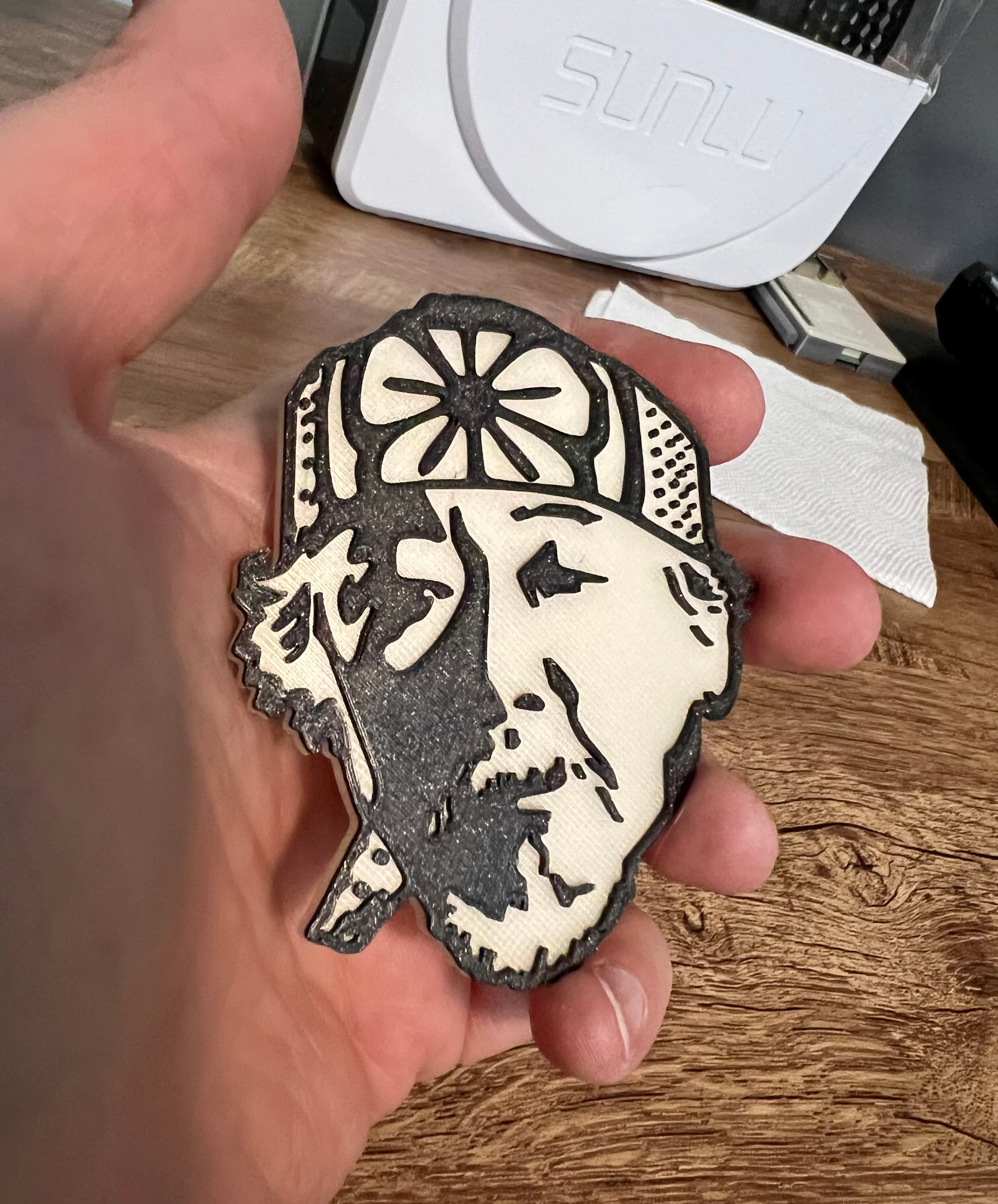 The Karate Kid Miyagi Magnet (8x3mm magnet)