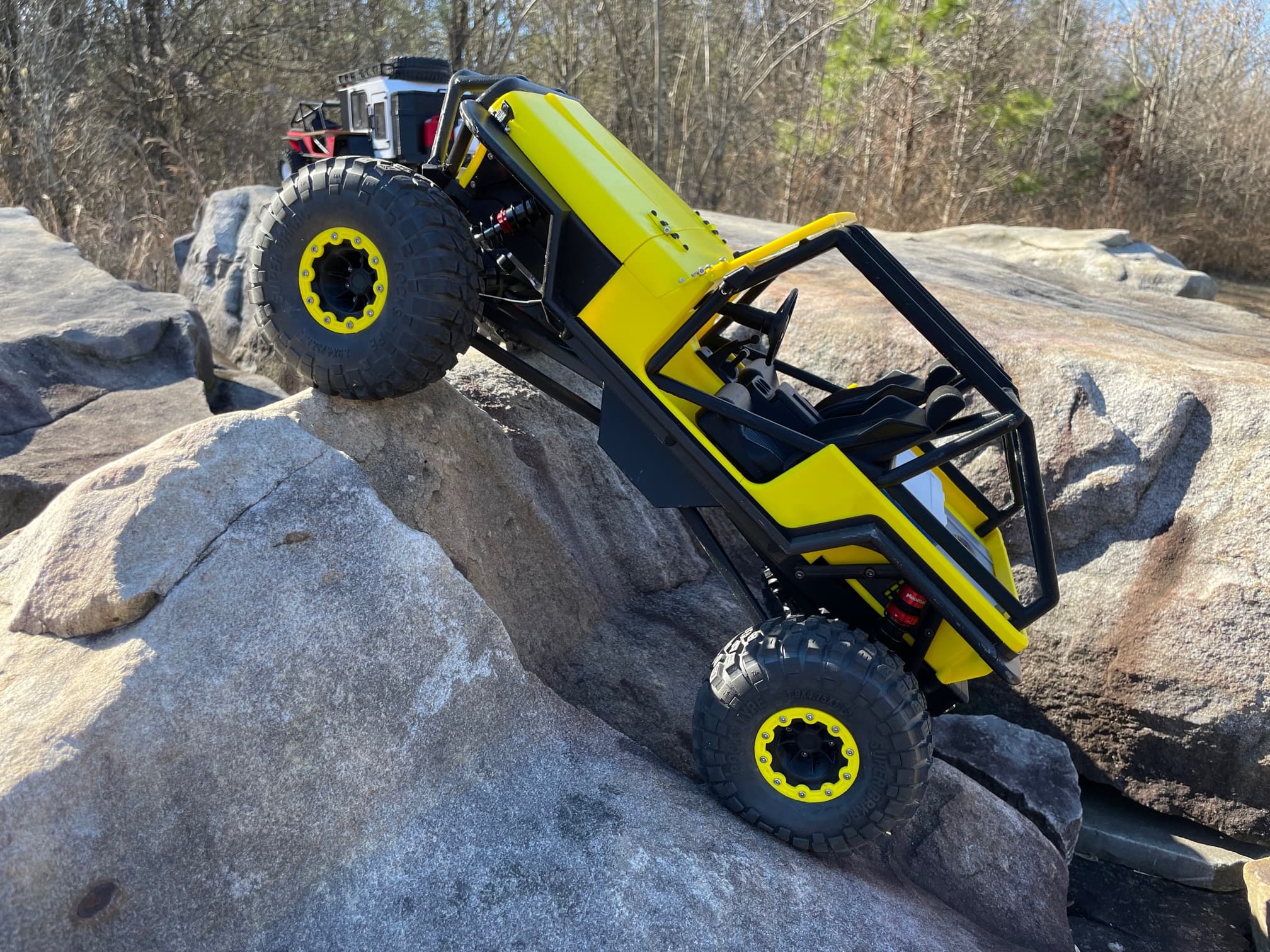 THUMPER 1:8 scale RC Car CJ7 Rock Crawler by BlackCrow (No supports!)