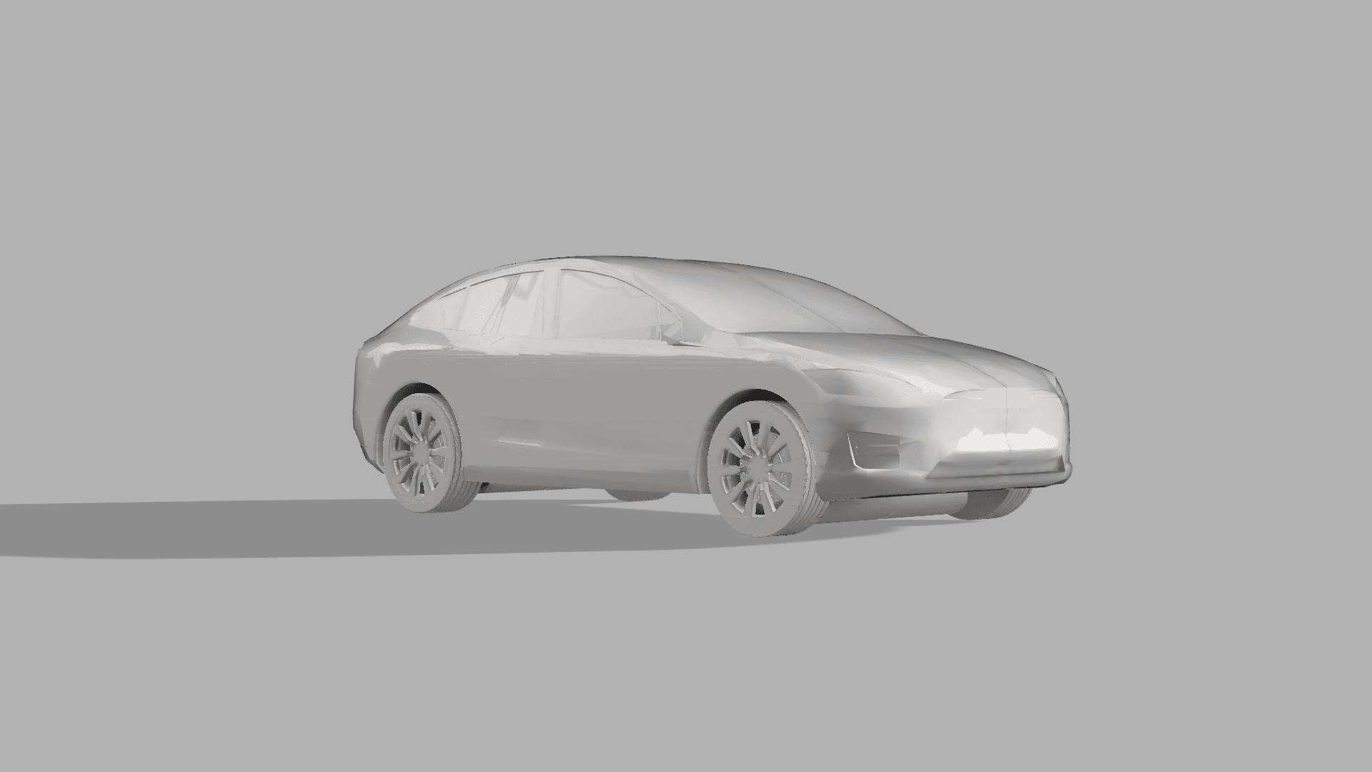 Tesla Model X (Print-in-Place)