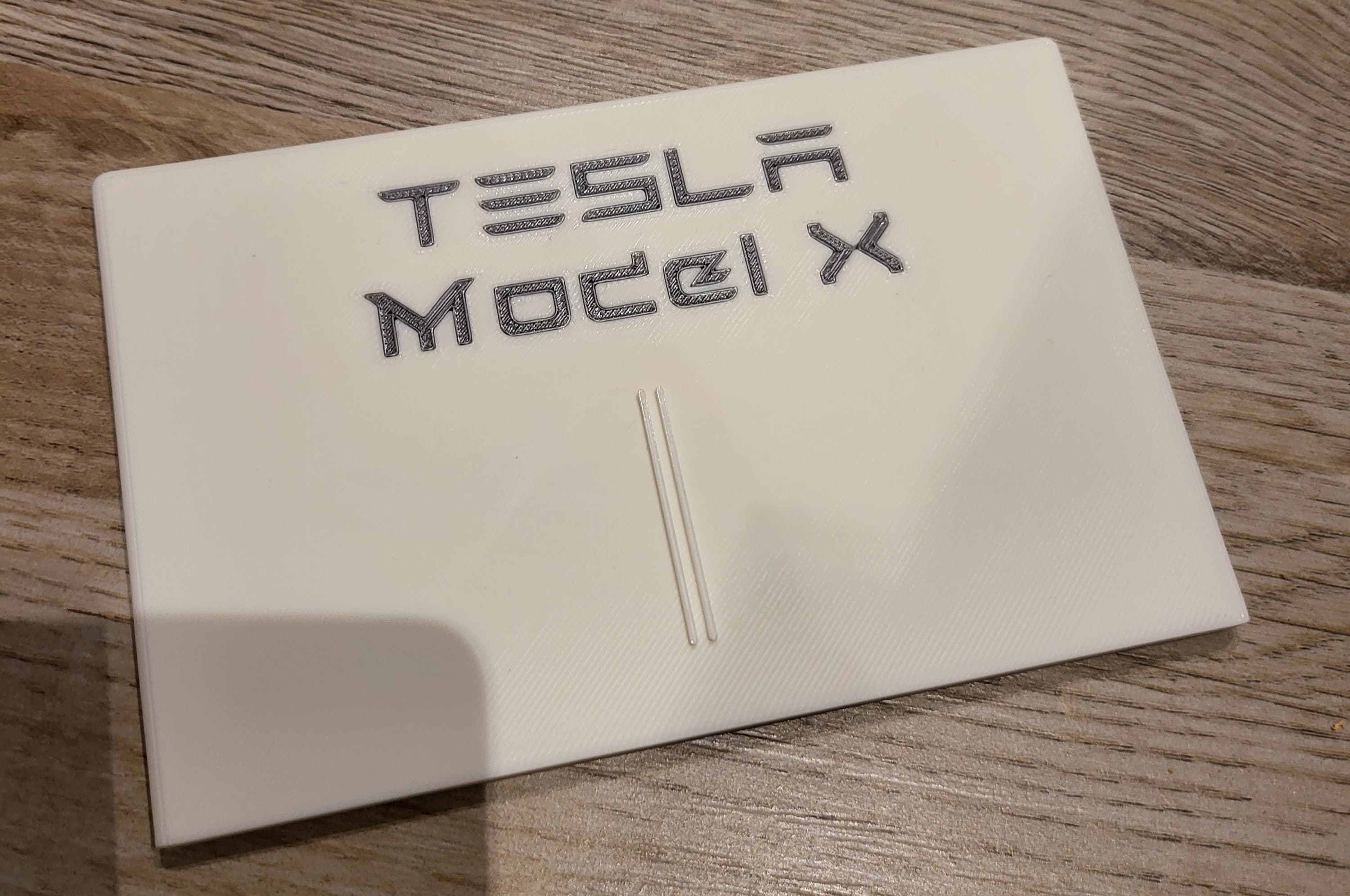 Tesla Model X center console divider