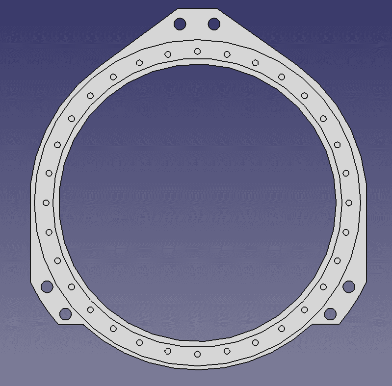 Speaker adapter for Opel Vectra A/Vauxhall Cavalier mk3 (165mm front door)