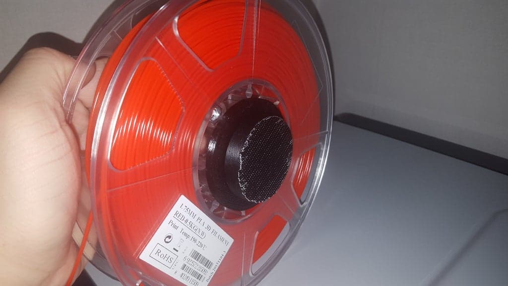 Flat spool holder