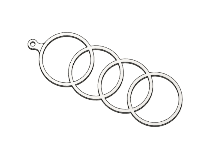 Audi keychain