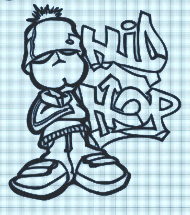 HIP HOP KID- WALL ART - 2 VERSIONS