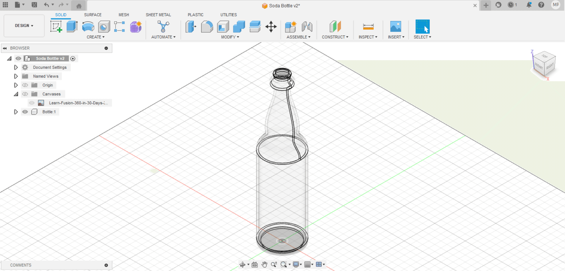 soda bottle