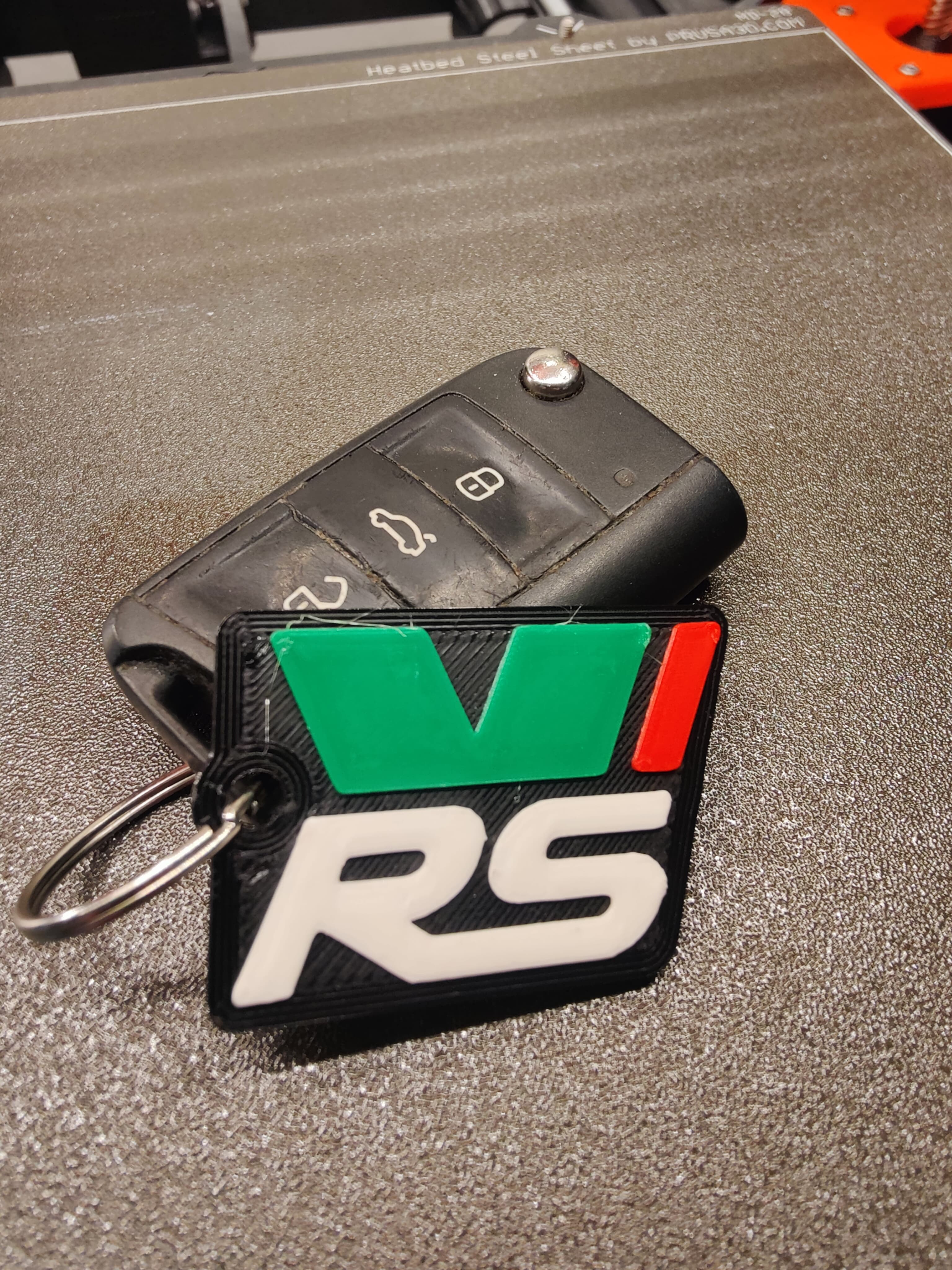 Skoda V/RS Keychain